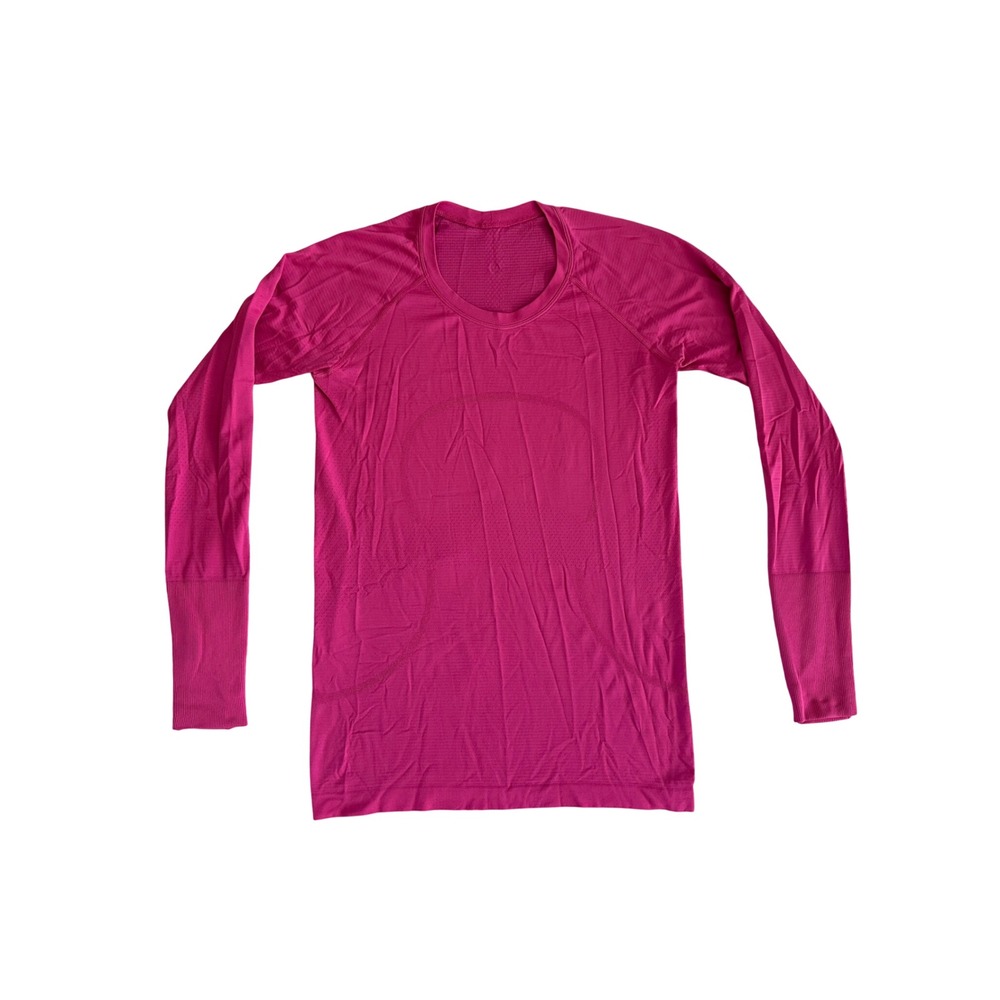 Lululemon Swiftly Tech Long Sleeve Shirt 2.0 Pink Size 8